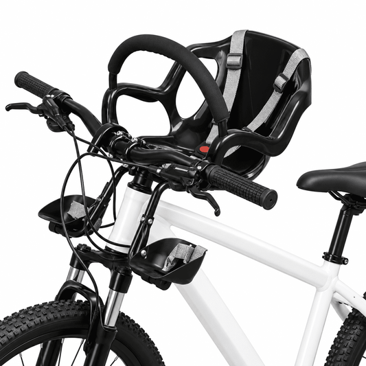 Kit de Cadeirinha Frontal Infantil Crianças de 1 a 4 anos para Bicicleta Bike Aro 29 MySteps KidSeat® Peso Máx 17 kg + Cinto, Manual e Certificado de Segurança