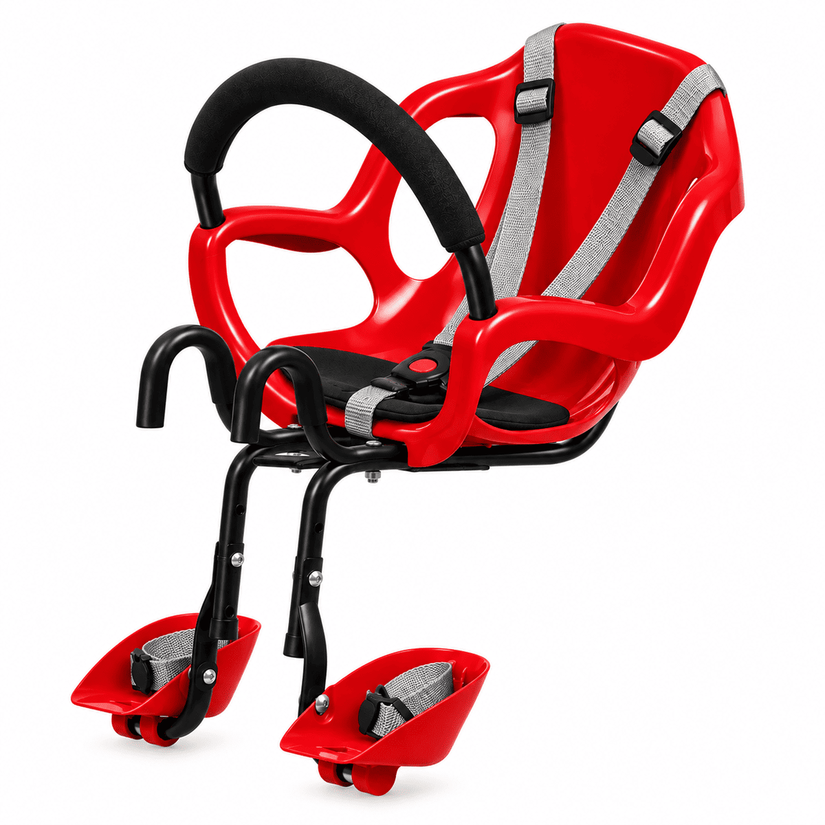 Kit de Cadeirinha Frontal Infantil Crianças de 1 a 4 anos para Bicicleta Bike Aro 29 MySteps KidSeat® Peso Máx 17 kg + Cinto, Manual e Certificado de Segurança