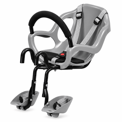 Kit de Cadeirinha Frontal Infantil Crianças de 1 a 4 anos para Bicicleta Bike Aro 29 MySteps KidSeat® Peso Máx 17 kg + Cinto, Manual e Certificado de Segurança