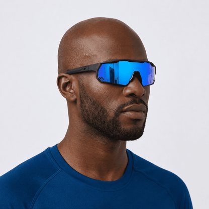 Óculos de Sol Esportivo e Polarizado MySteps AeroShield Pro Unissex com Antirreflexo e Proteção UV400