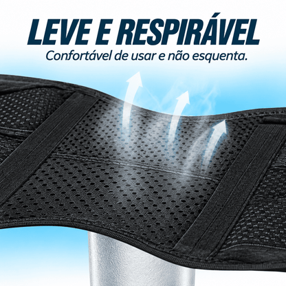 Kit Joelheira Ortopédica de Compressão Respirável MySteps StableKnee® com Hastes Metálicas Laterais para Estabilização, Firmeza e Alívio de Dores nos Joelhos