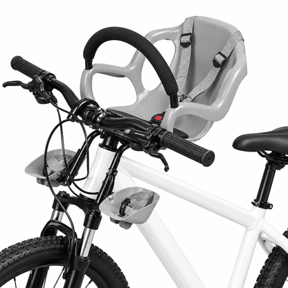 Kit de Cadeirinha Frontal Infantil Crianças de 1 a 4 anos para Bicicleta Bike Aro 29 MySteps KidSeat® Peso Máx 17 kg + Cinto, Manual e Certificado de Segurança