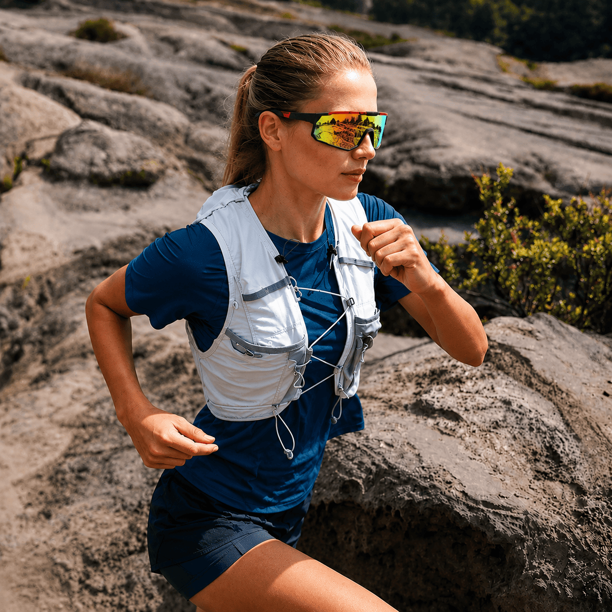 Óculos de Sol Esportivo e Polarizado MySteps AeroShield Pro Unissex com Antirreflexo e Proteção UV400