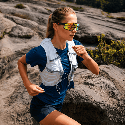 Óculos de Sol Esportivo e Polarizado MySteps AeroShield Pro Unissex com Antirreflexo e Proteção UV400