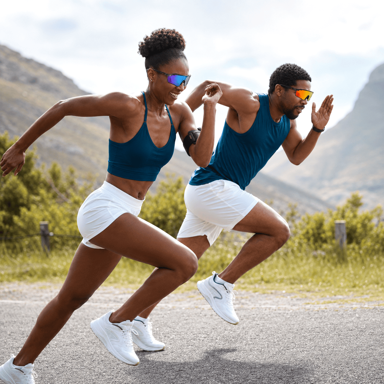Óculos de Sol Esportivo e Polarizado MySteps AeroShield Pro Unissex com Antirreflexo e Proteção UV400