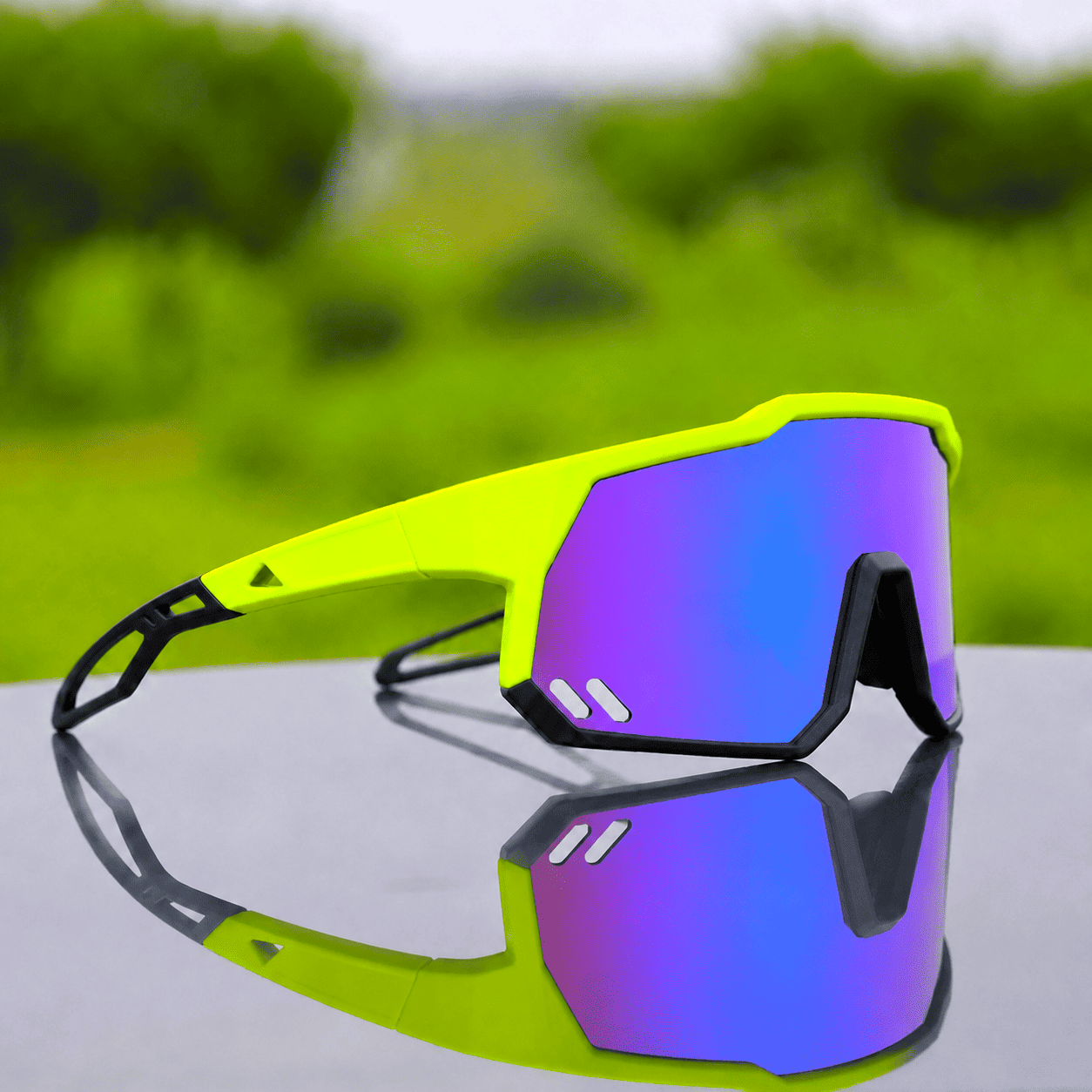 Óculos de Sol Esportivo e Polarizado MySteps AeroShield Pro Unissex com Antirreflexo e Proteção UV400