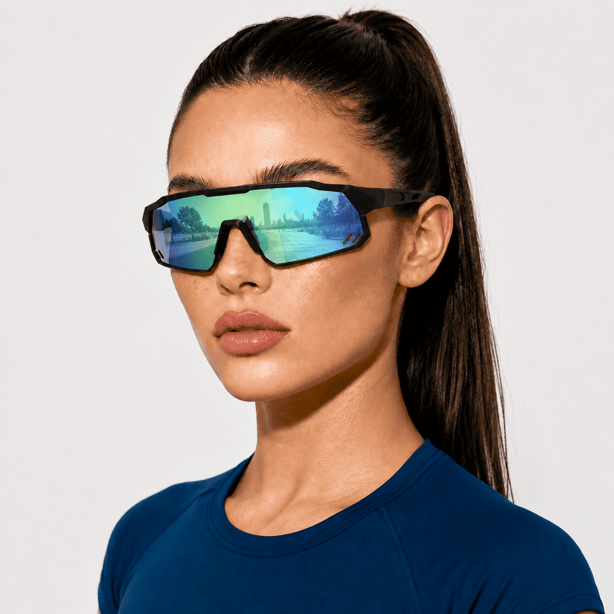 Óculos de Sol Esportivo e Polarizado MySteps AeroShield Pro Unissex com Antirreflexo e Proteção UV400