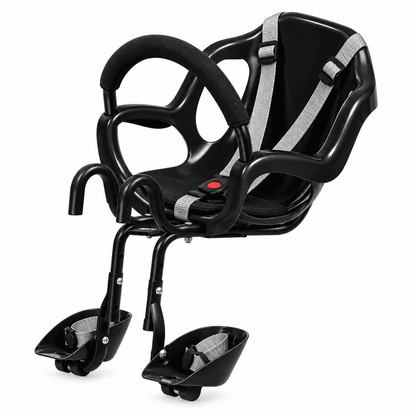 Kit de Cadeirinha Frontal Infantil Crianças de 1 a 4 anos para Bicicleta Bike Aro 29 MySteps KidSeat® Peso Máx 17 kg + Cinto, Manual e Certificado de Segurança