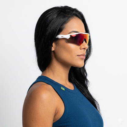 Óculos de Sol Esportivo e Polarizado MySteps CleanView Unissex com Antirreflexo e Proteção UV400