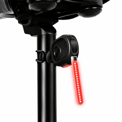Kit 2x Sinalizadores Traseiros para Bicicleta MySteps FlowCascade com Efeito de Queda d'Água e Pulsante com Luz Forte